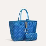 Goyard Saint Louis PM Bag Stripes and Lnitials